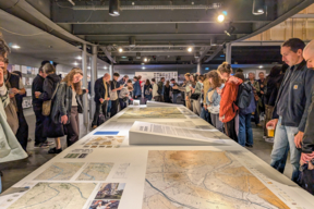 Inauguration de l'exposition « Un Atlas de paysages pour Paris » le 25 septembre 2024 au Pavillon de l'Arsenal.