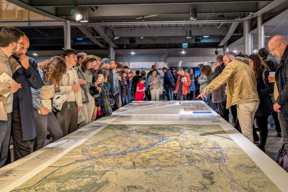 Inauguration de l'exposition « Un Atlas de paysages pour Paris » le 25 septembre 2024 au Pavillon de l'Arsenal.