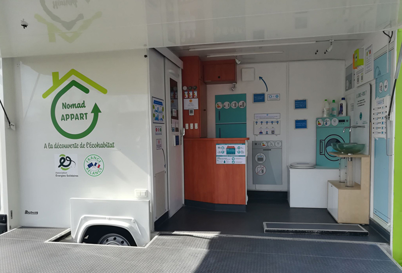 Vue de l'intérieur du Nomad'Appart