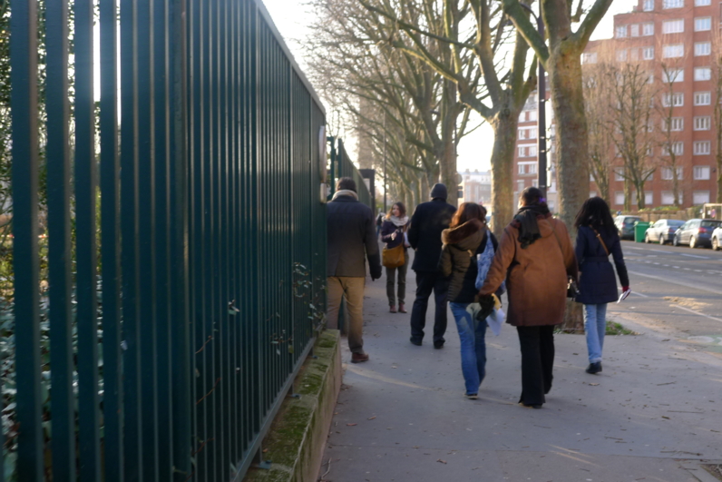 Marche exploratoire à la Porte de Montreuil