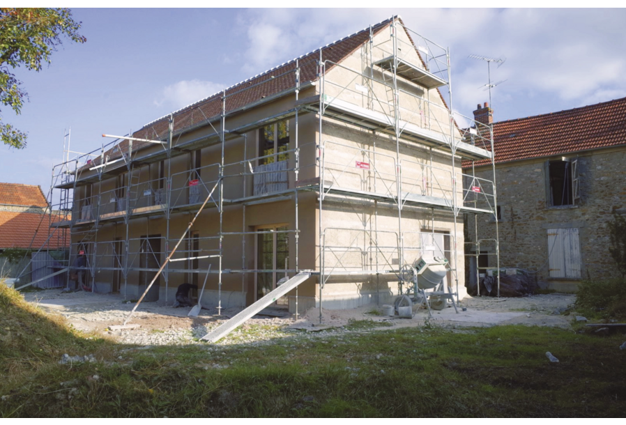 Opération de Bouray-sur-Juine, photo du chantier prise en 2025