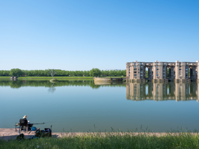 Les Arcades du Lac et le Viaduc, Ricardo Bofill, Montigny-le-Bretonneux (78)