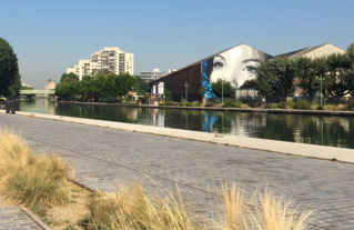 Les bords du canal de l'Ourcq à Pantin