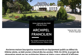 "Hôtel de Ville" - Neuvième point d'étape du parcours du CAUE 77 pour la collection de voyages Archipel Francilien - 2020